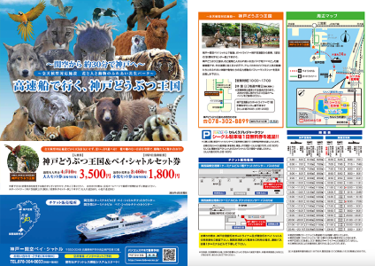 神戸どうぶつ王国＆ベイ・シャトルセット券 ｜ 神戸-関空ベイ・シャトル